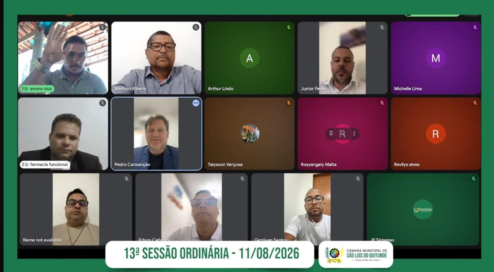 Imagem da notícia: Câmara de São Luís do Quitunde realiza 13ª Sessão Ordinária nesta terça-feira